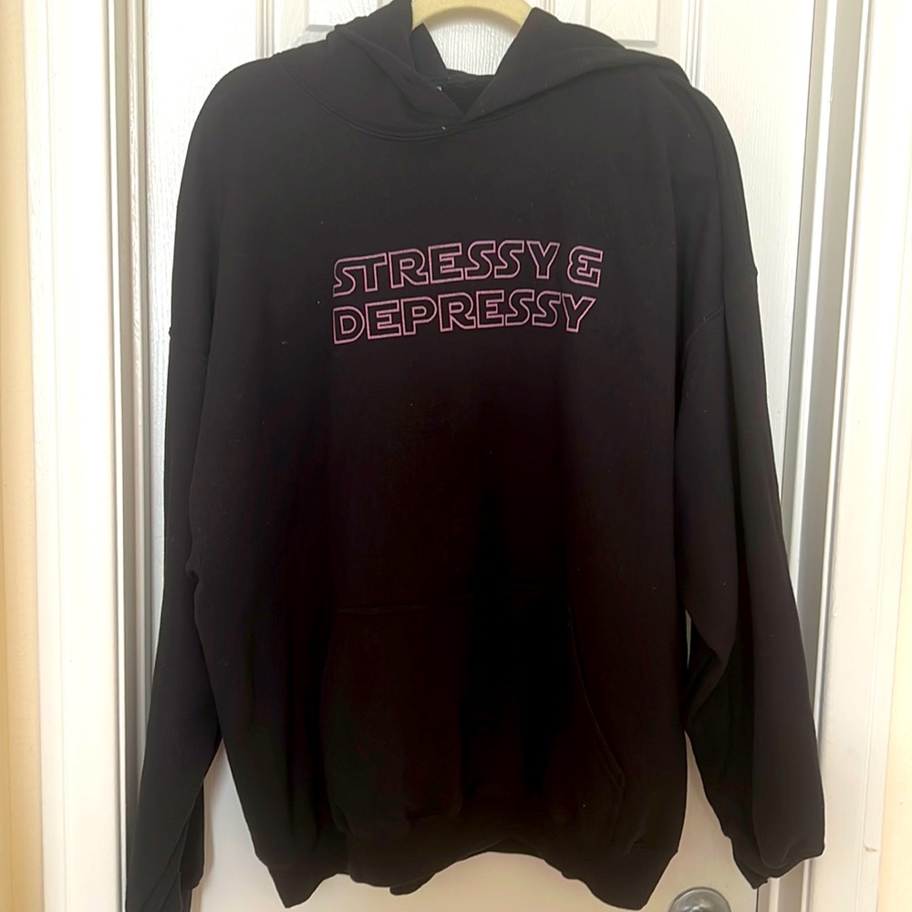 2XL Stressy & Depressy Hoodie